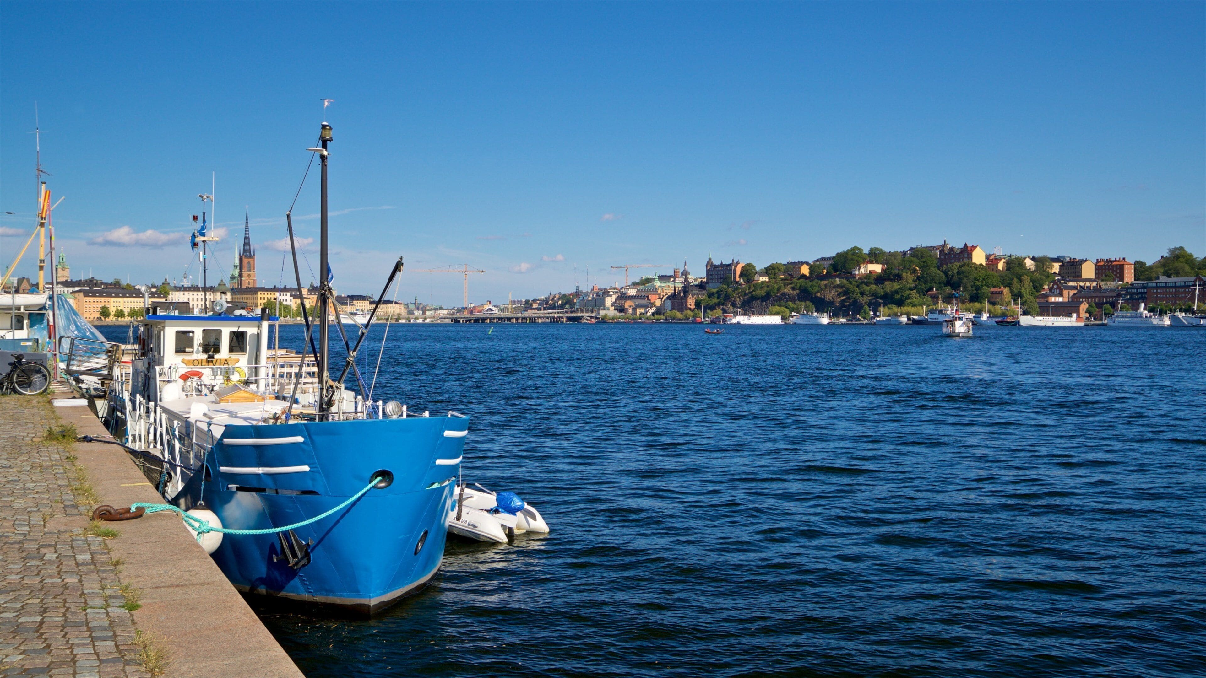 Kungsholmen which includes a bay or harbor