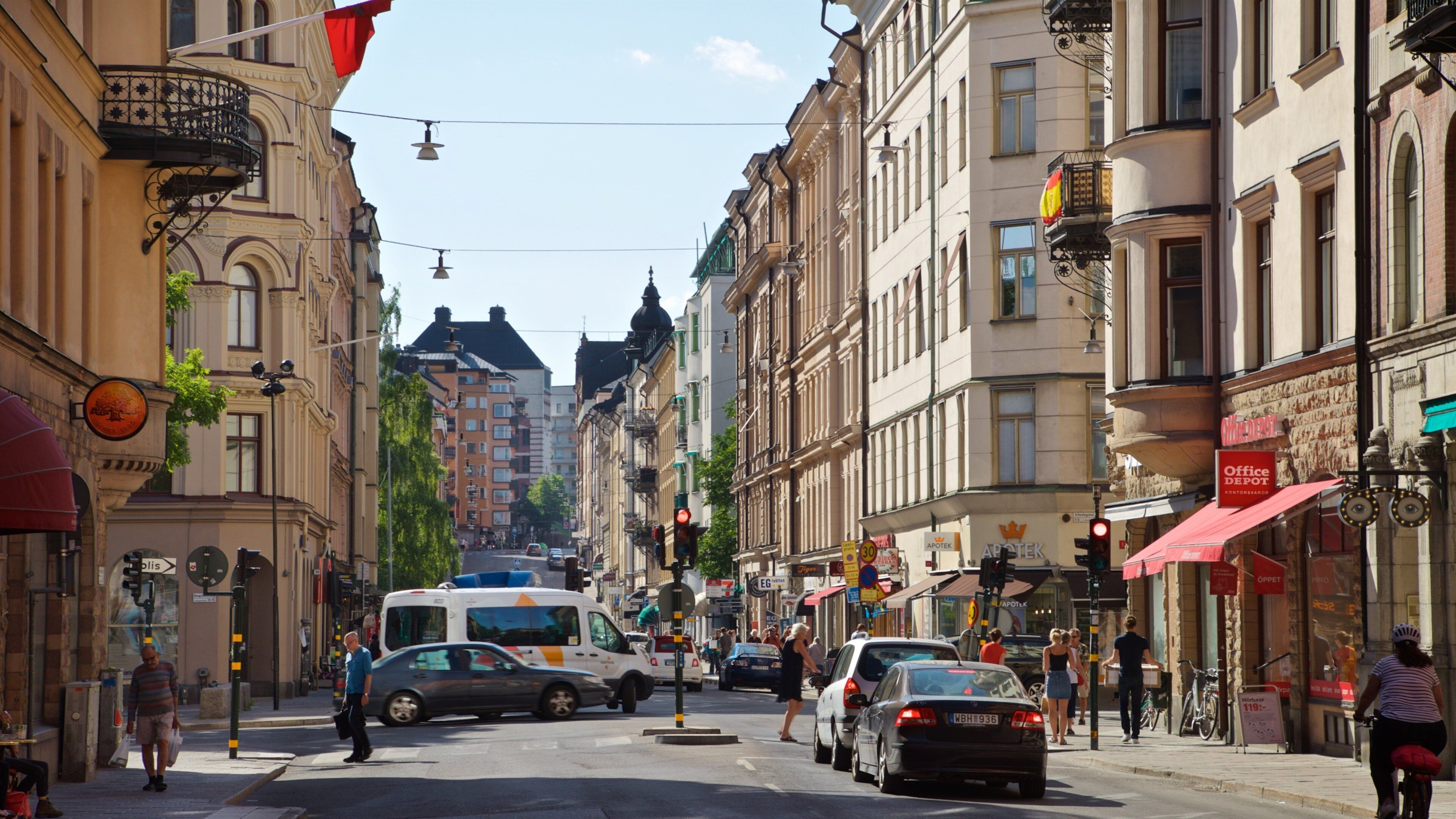 Kungsholmen which includes a city