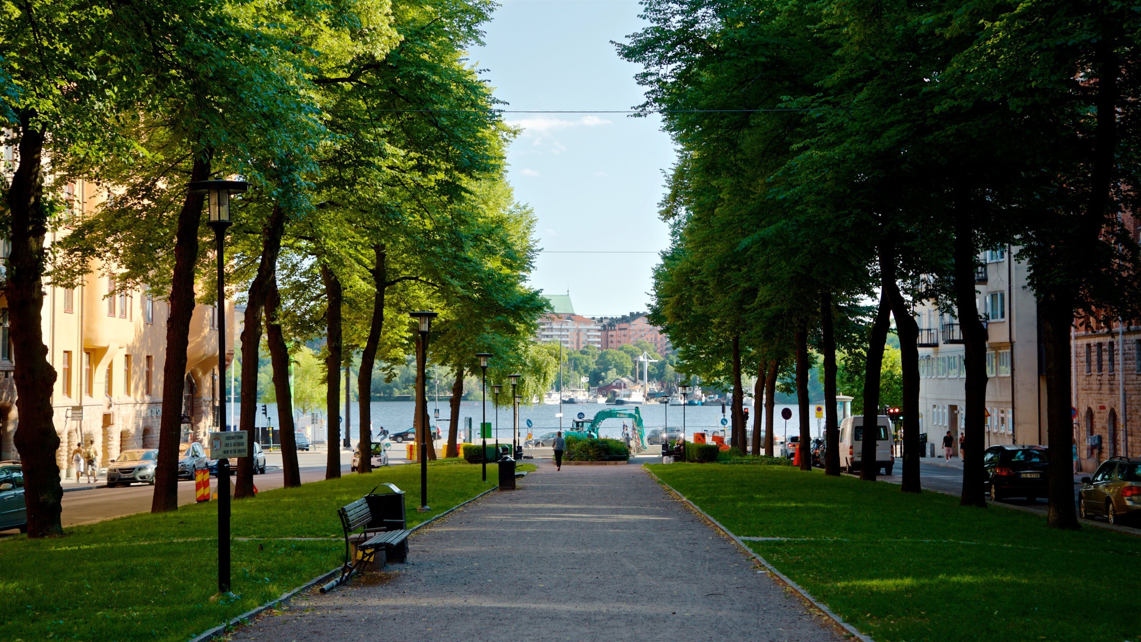 Kungsholmen which includes a park