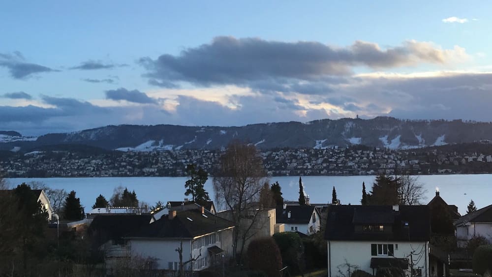 View from above the village.