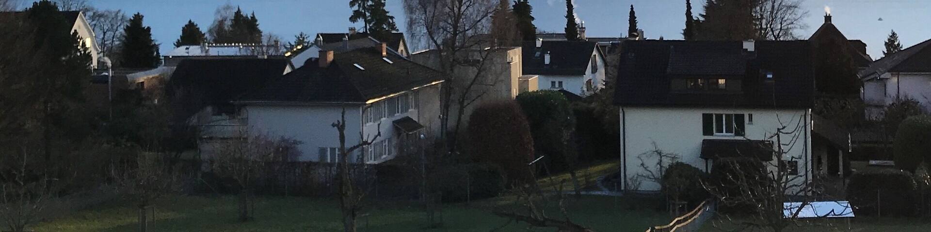 View from above the village.