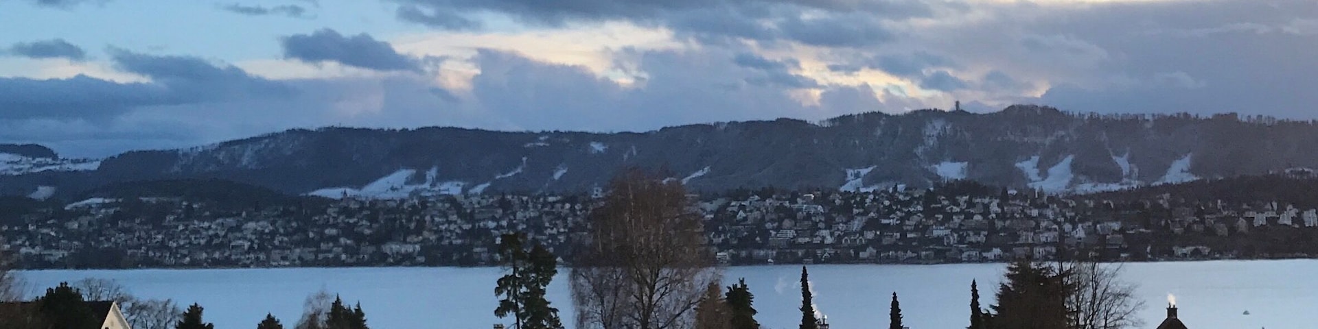 View from above the village.