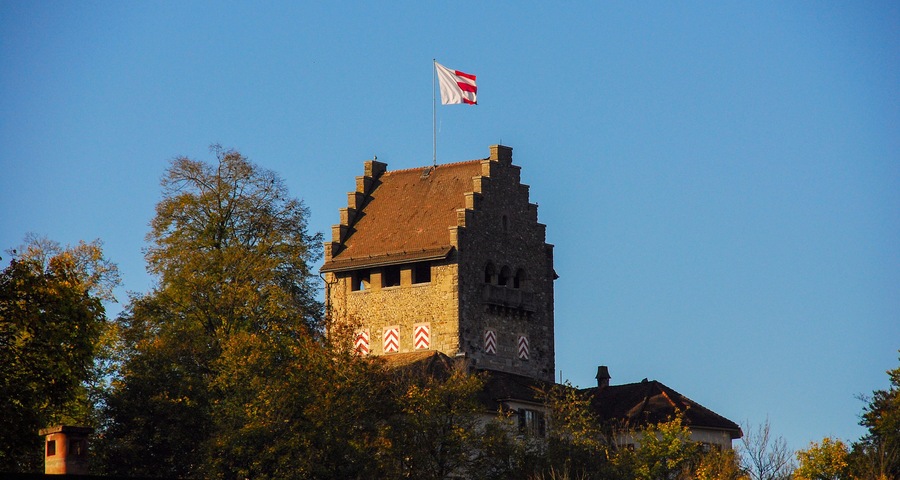 Uster Castle. Summer. Switzerland