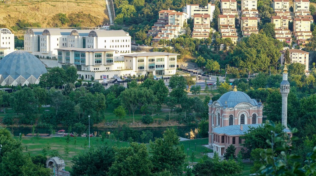 Kagithane Sadabad mosque at the end of the Golden Horn, Kagithane, istanbul, Turkey