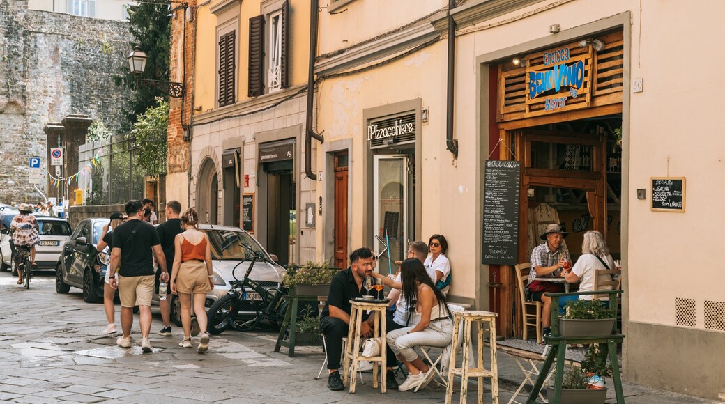 Province of Florence featuring street scenes and outdoor eating