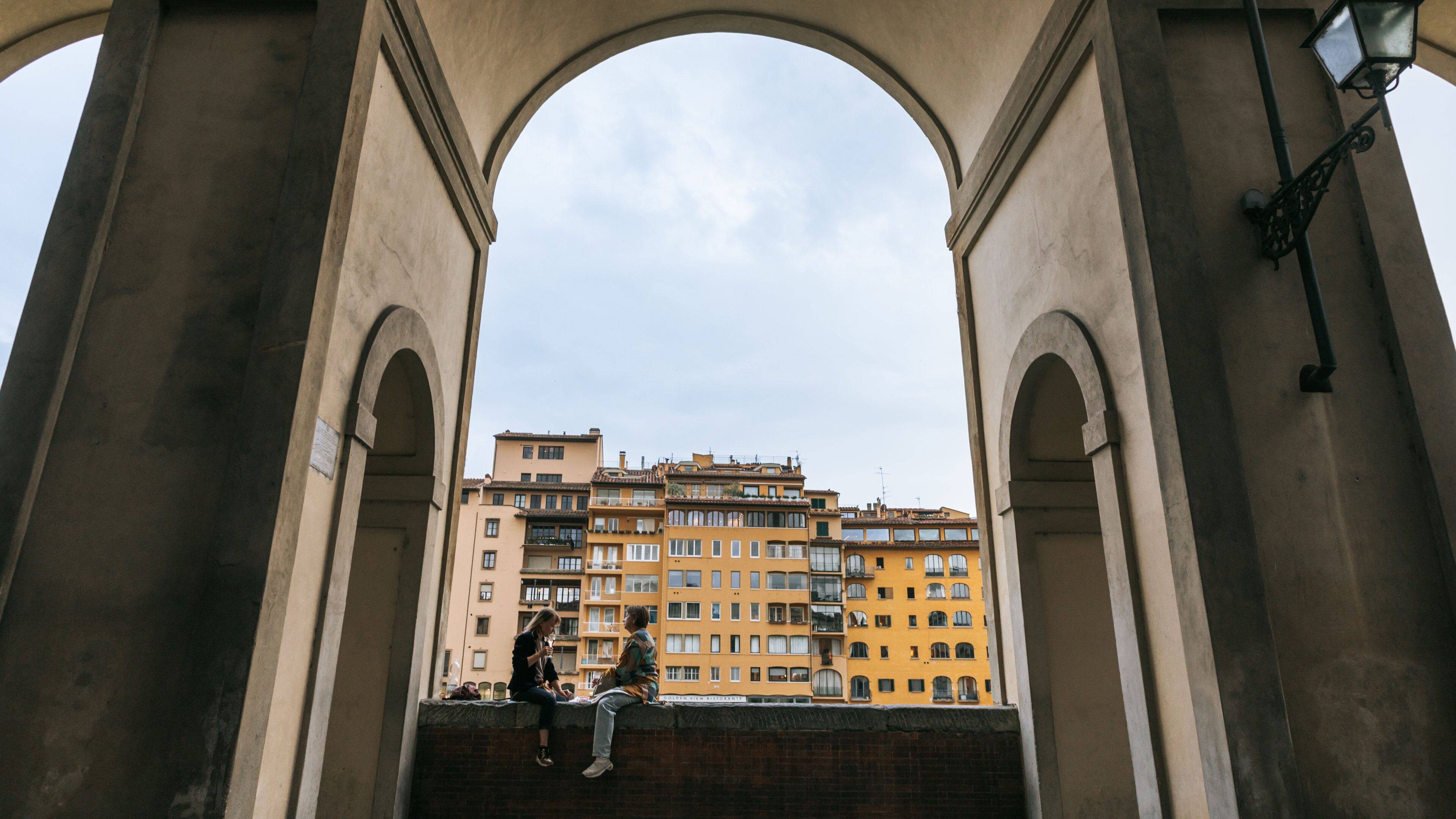 Province of Florence showing views and a city as well as a couple