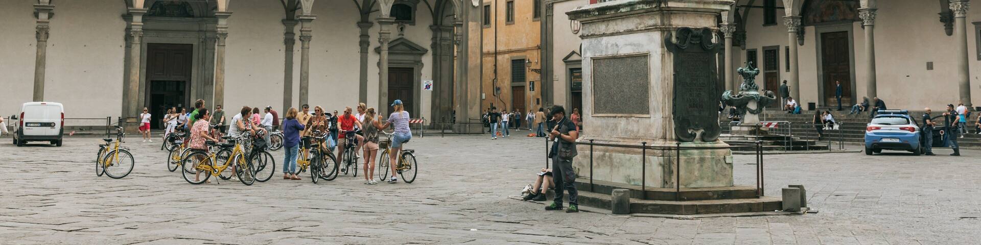 Province of Florence featuring street scenes, a square or plaza and a statue or sculpture