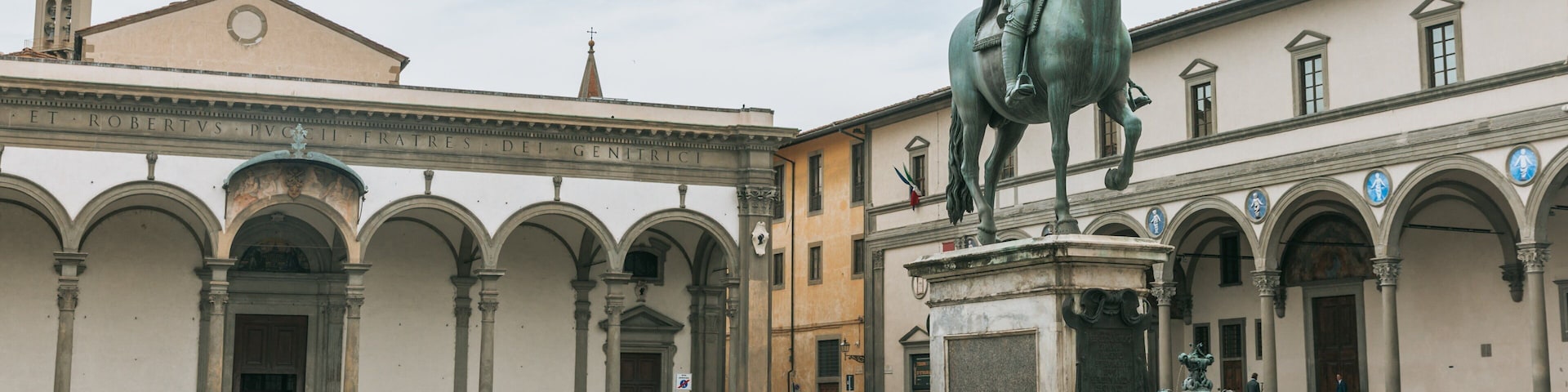 Province of Florence featuring street scenes, a square or plaza and a statue or sculpture