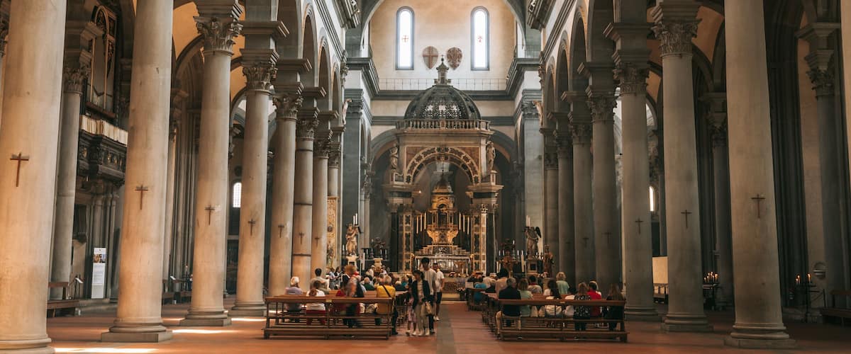 Province of Florence showing interior views, heritage elements and a church or cathedral