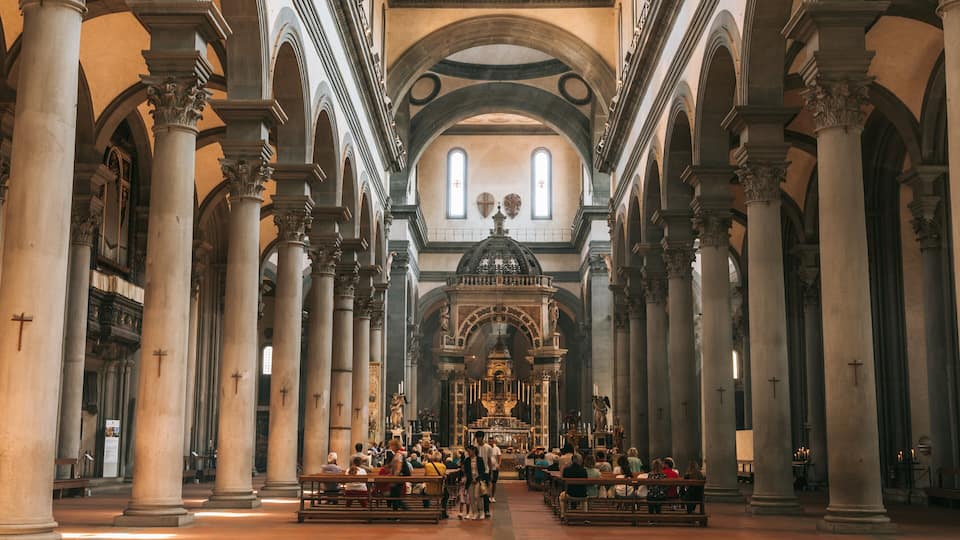Province of Florence showing interior views, heritage elements and a church or cathedral