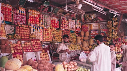 Fruit stand in the street. It was another time. Now it's impossible to find such variety.