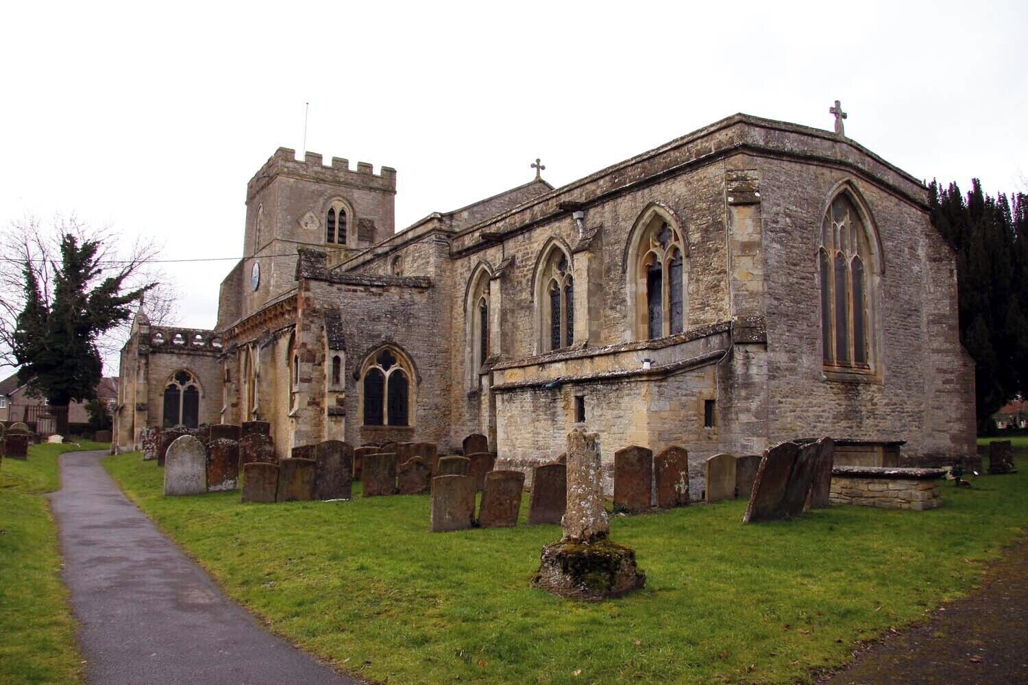 Church of England parish church of St Mary the Virgin, Ambrosden, Oxfordshire, seen from the southeast