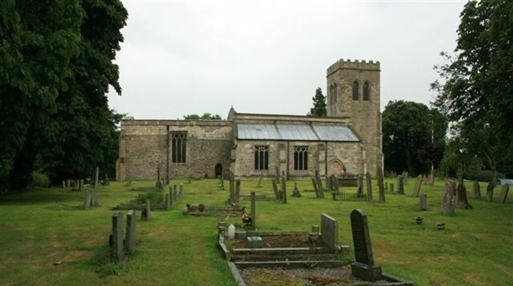 St Peter's, Church Laneham View from the north end of the churchyard.