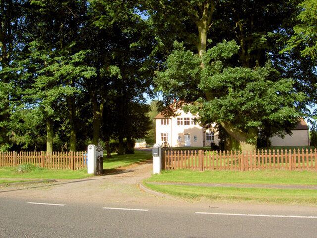 San Diego, Nottinghamshire not California! Pink painted house shown and named on OS maps as San Diego.