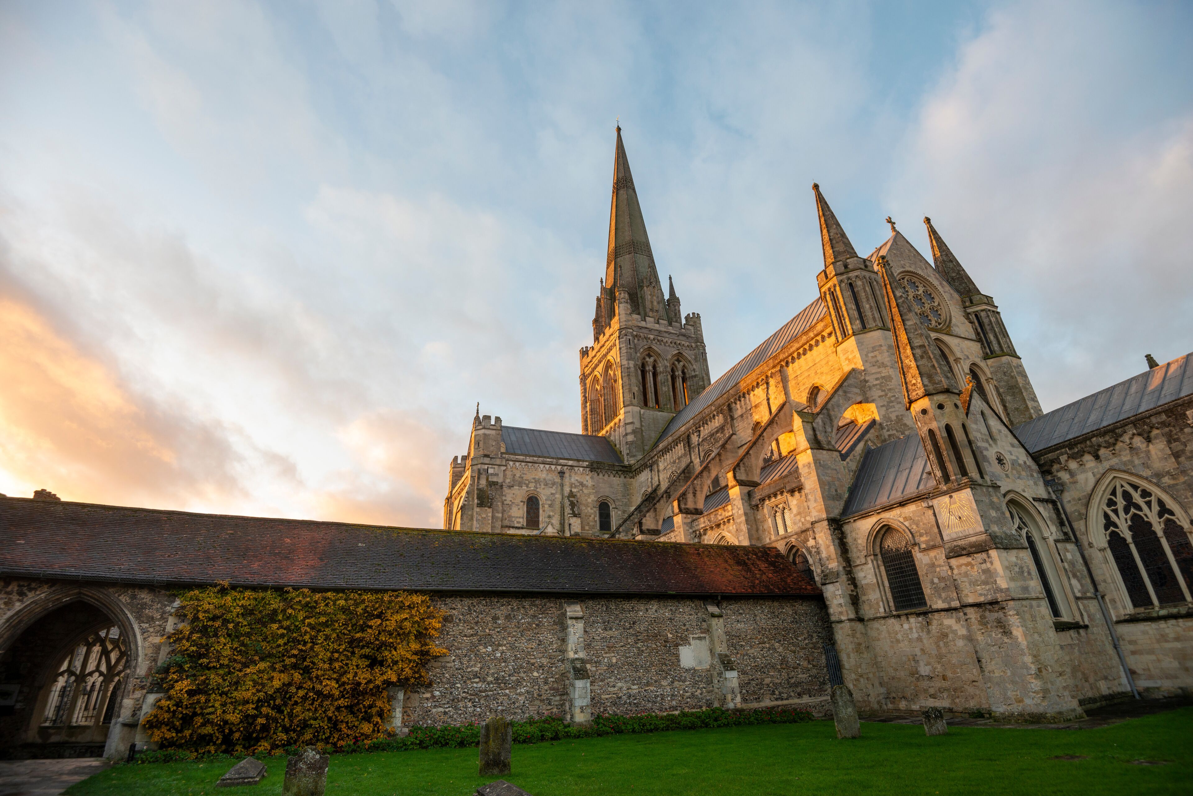 Chichester Cathedral in West Sussex, UK