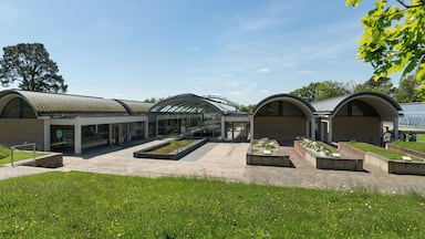 The Millennium Seed Bank Project buildings at Wakehurst Place, West Sussex, England.