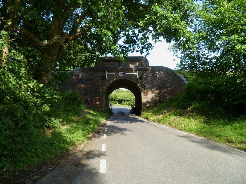Feet and inches (2). The Bluebell Line Railway bridge just south of Horsted Keynes station has a height measurement in feet and inches - remember them?