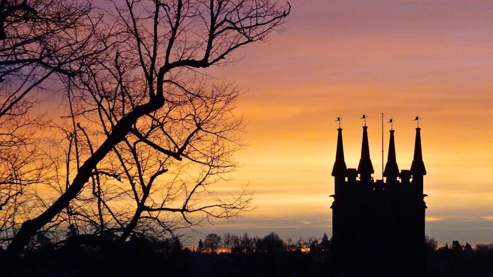 December 2013
Sunrise over Trinity Theatre on a December morning.