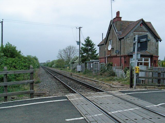 Level Crossing Looking towards Blackminster (Worcester).