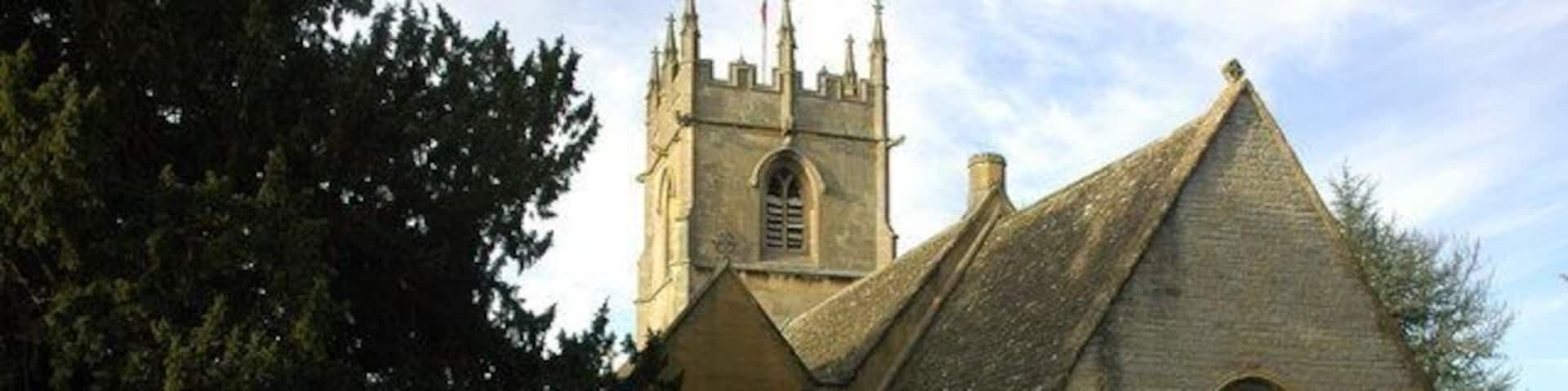 St James's parish church, Badsey, Worcestershire, England, seen from the southeast