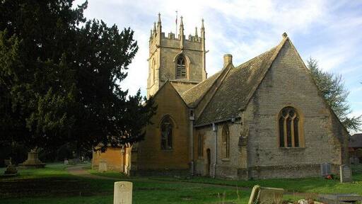 St James's parish church, Badsey, Worcestershire, England, seen from the southeast