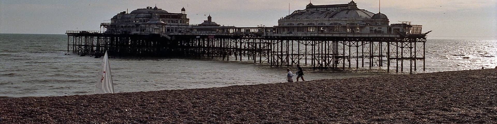 West Pier in Brighton, England. Taken Sept. 2, 1990