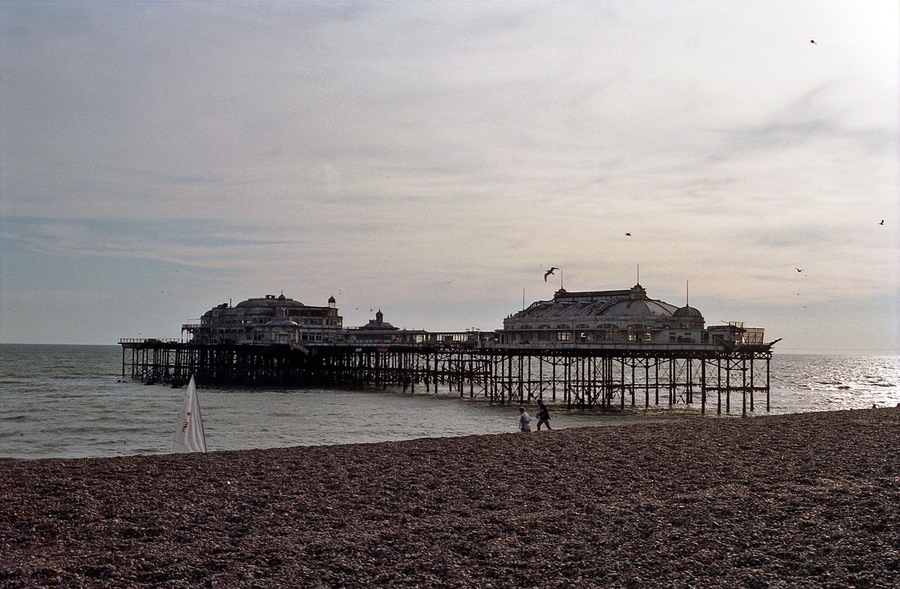 West Pier in Brighton, England. Taken Sept. 2, 1990
