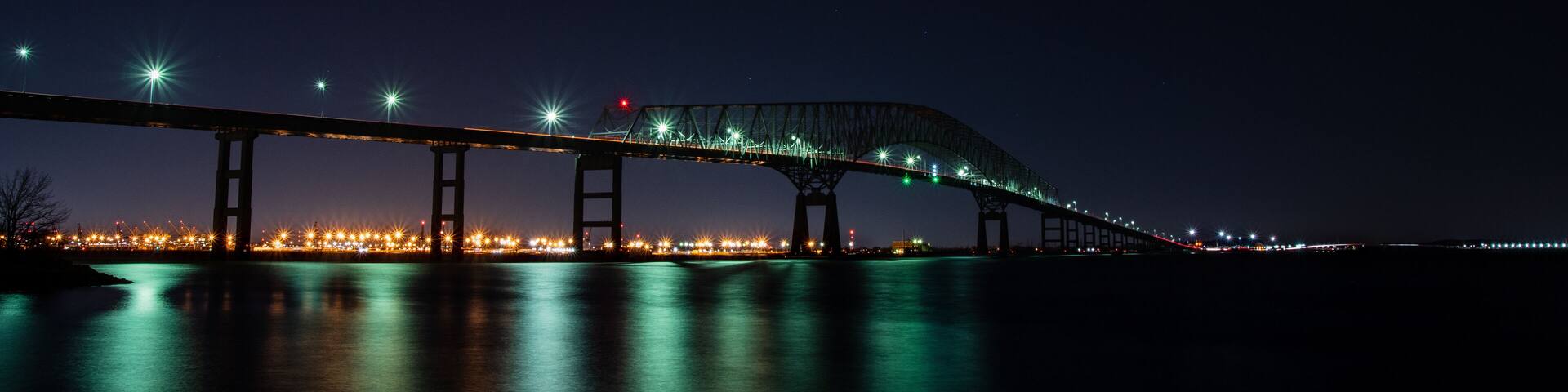 The Scott Key Bridge in Baltimore, Maryland