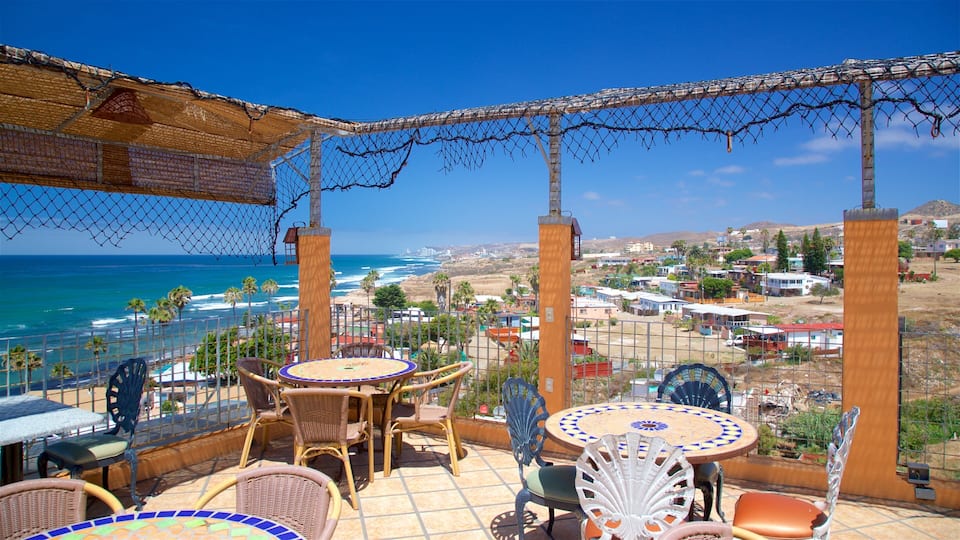 Puerto Nuevo featuring general coastal views, landscape views and a coastal town