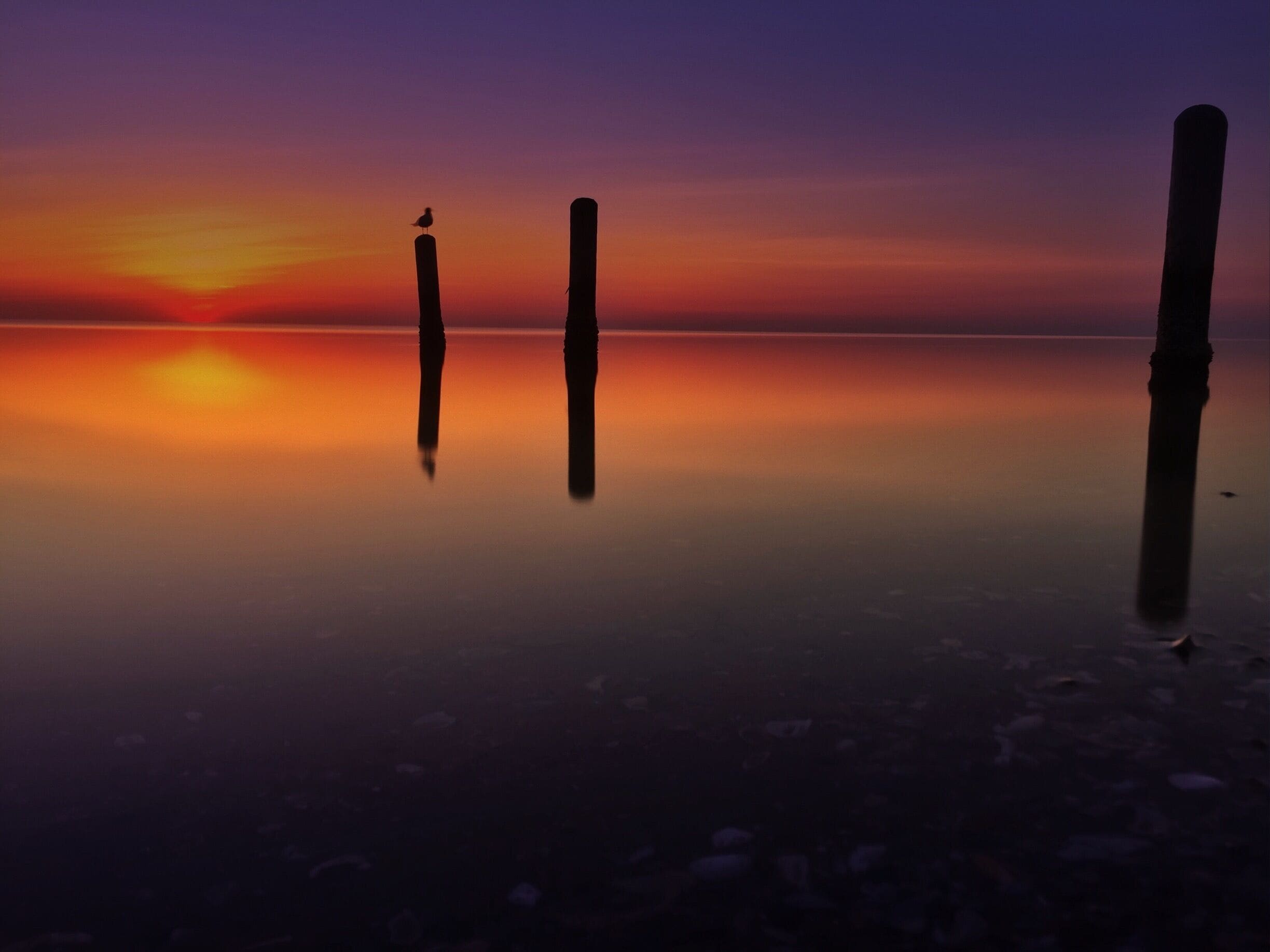 Outer Banks sunset at Cape Hatteras! #waterlust