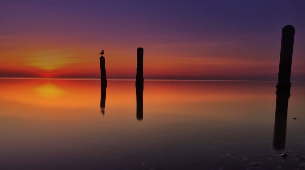 Outer Banks sunset at Cape Hatteras! #waterlust