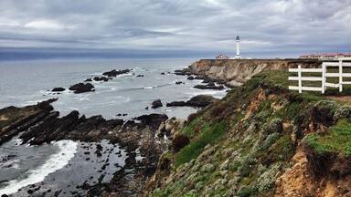 Caption---- Point Arena lighthouse
