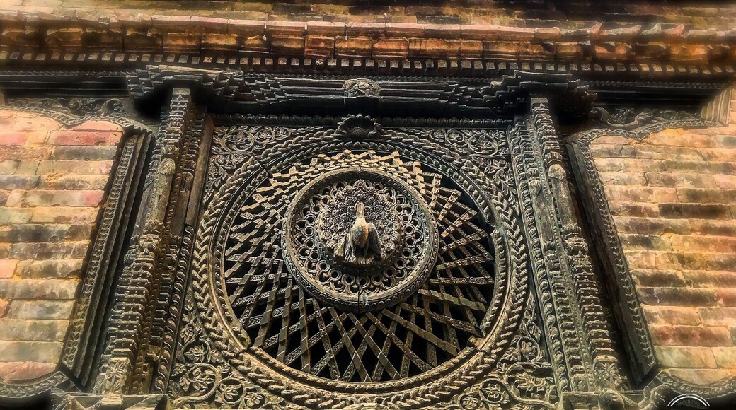The original peacock window of Bhaktapur.