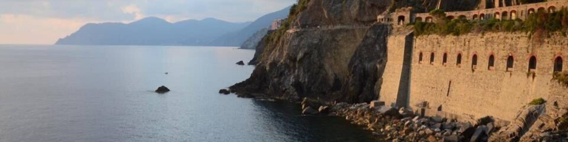 A leisurely walk from Riomaggiore to Manarola via La dell' Amore. If you head there just before sunset you can get some gorgeous shots.