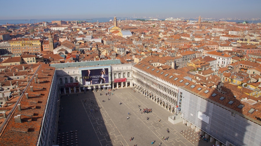 Venice which includes a city and a square or plaza
