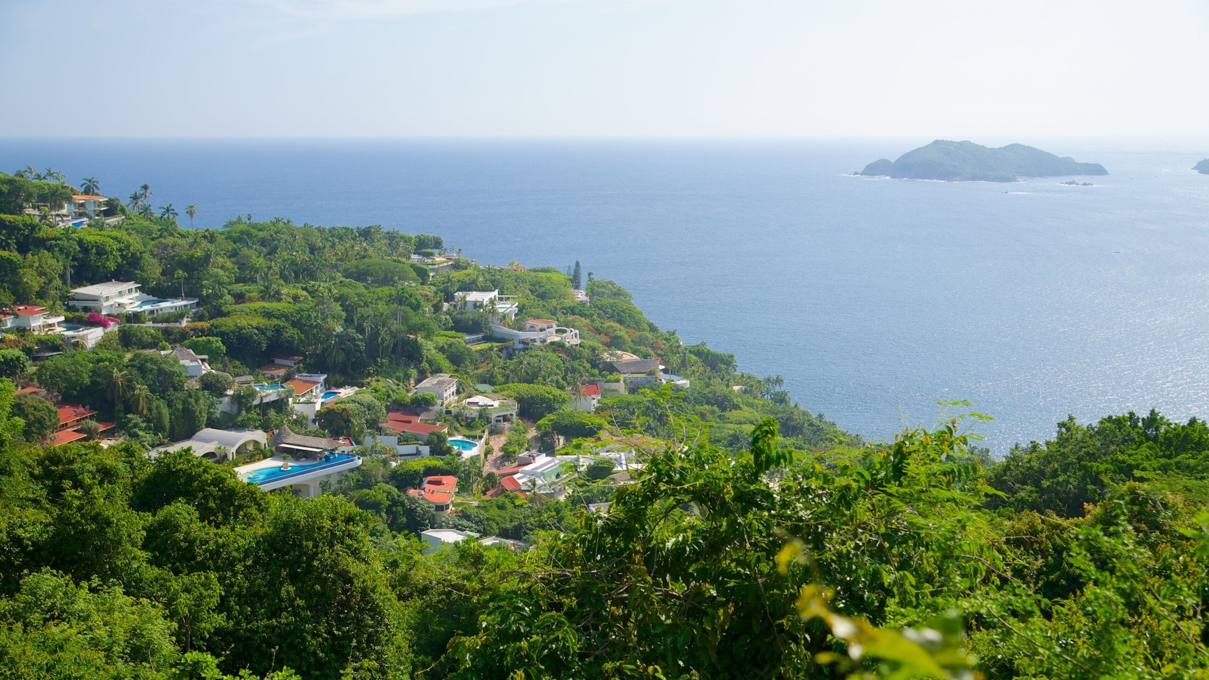 Acapulco som viser kystby, landskap og kyst