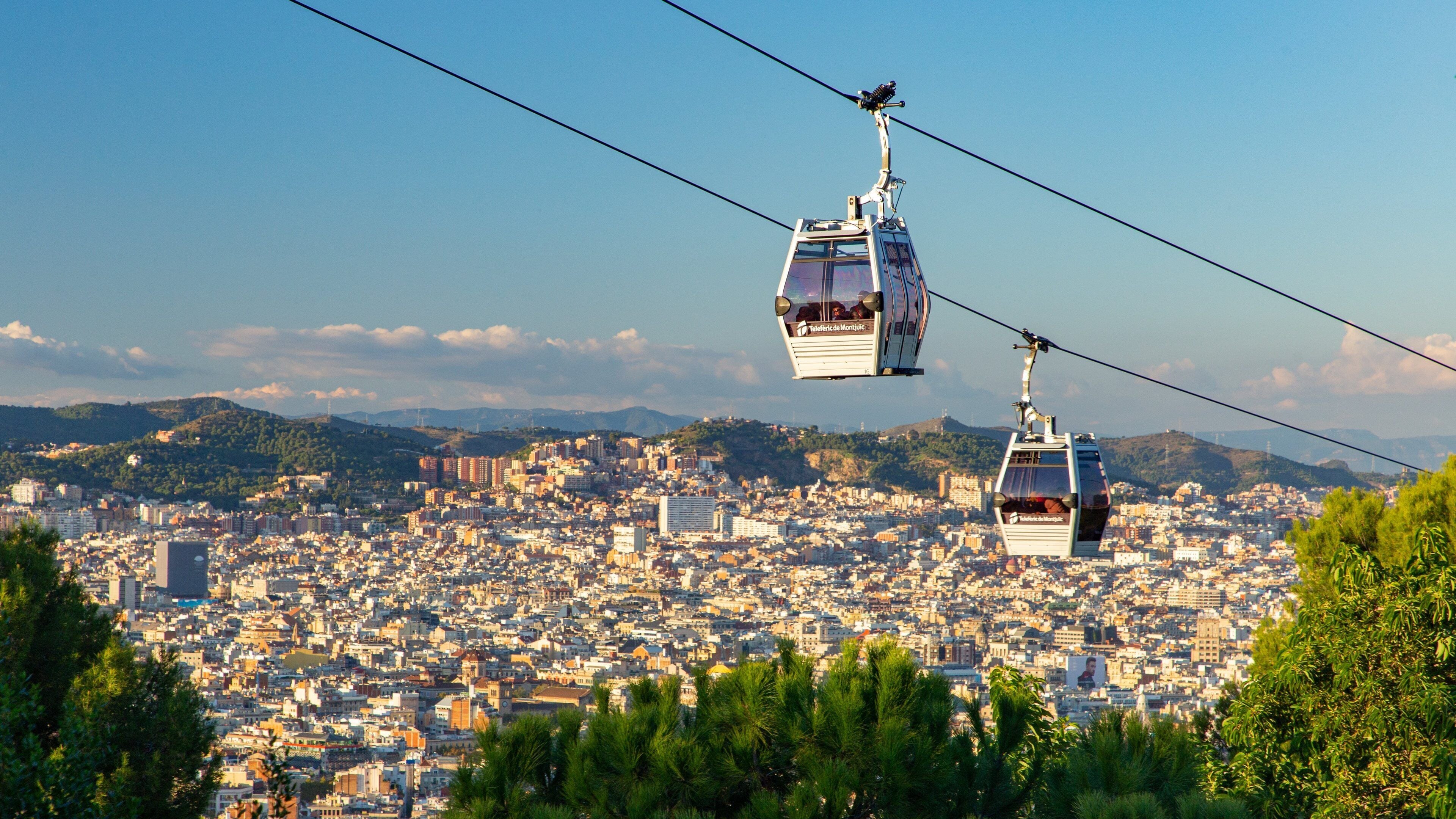 Barcelona featuring landscape views, a gondola and a city