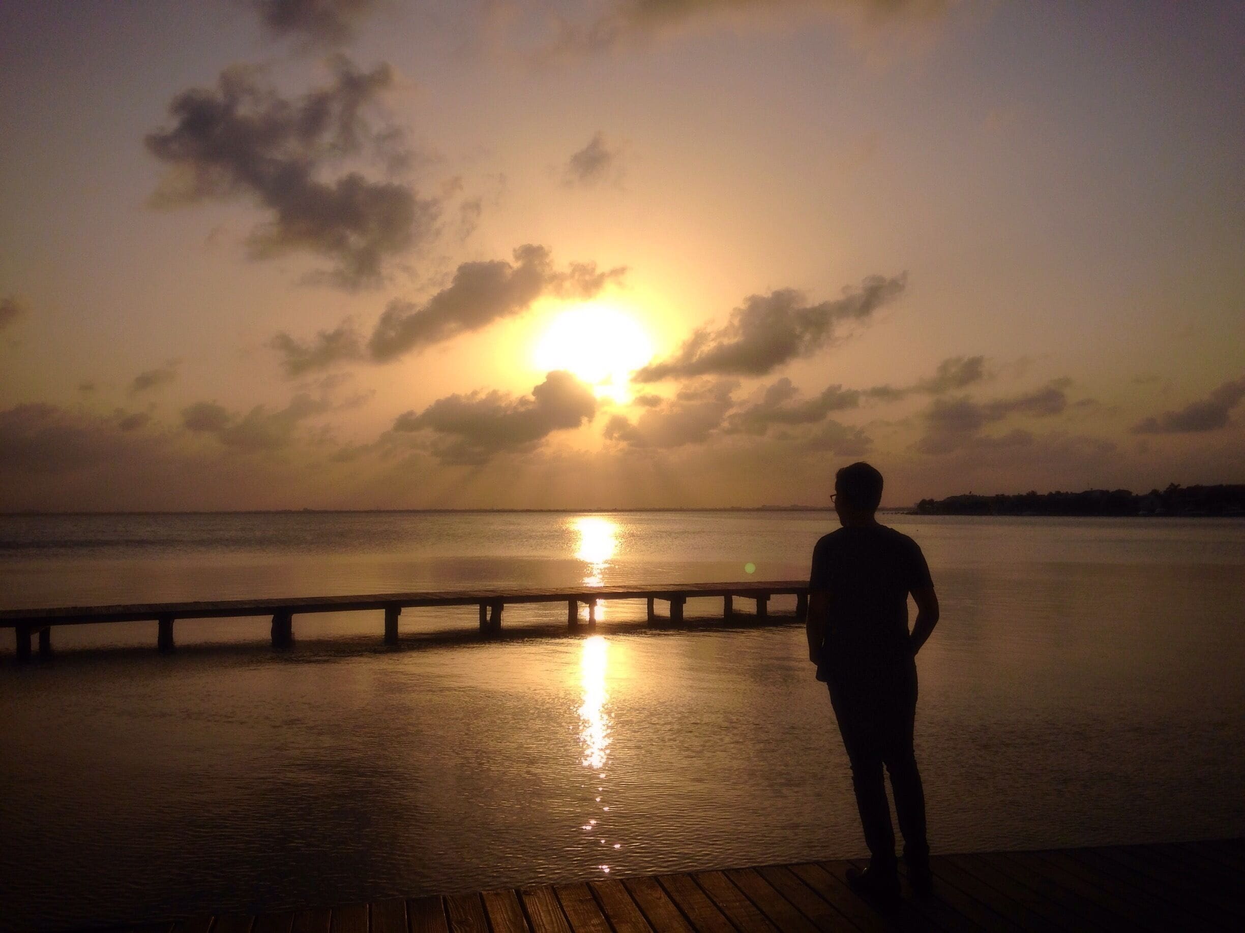 Sunset in Cancun! No words to describe how great the creation is.  #roadtrip #goldenhour