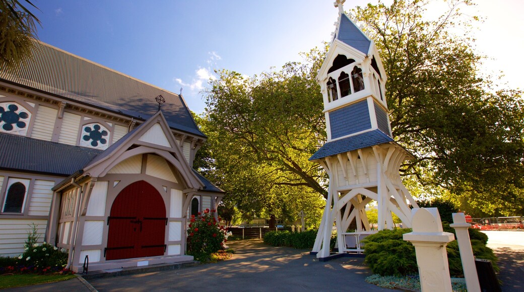 Christchurch fasiliteter samt kirke eller katedral