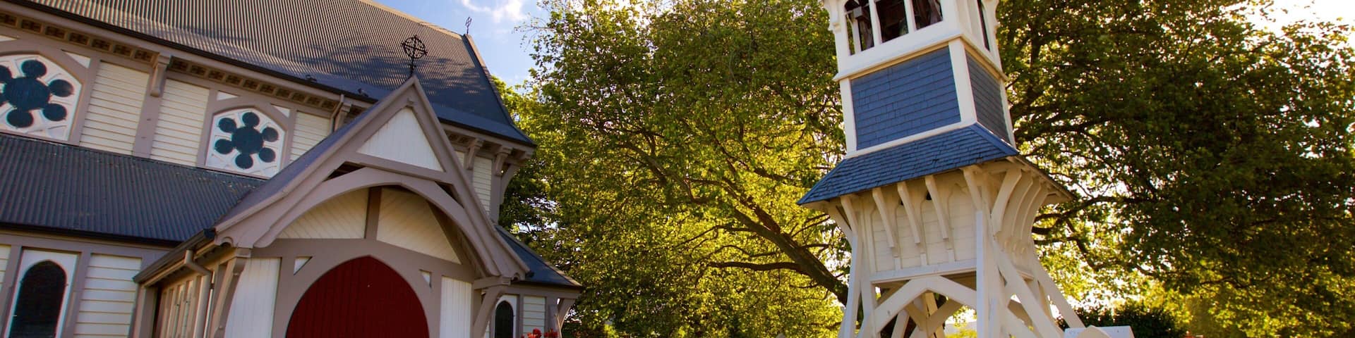 Christchurch which includes a church or cathedral