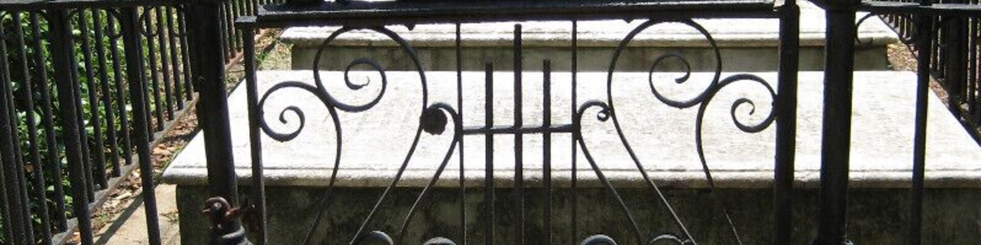 One of the many gates throughout Charleston, South Carolina. This one is called the Lyre.