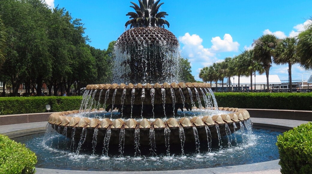 On a beautiful day like this one, it only makes sense to stroll through Waterfront Park and relax next to the Pineapple Fountain. Maybe grab an Italian ice on the way, since there is no shortage of vendors selling it around downtown Charleston.