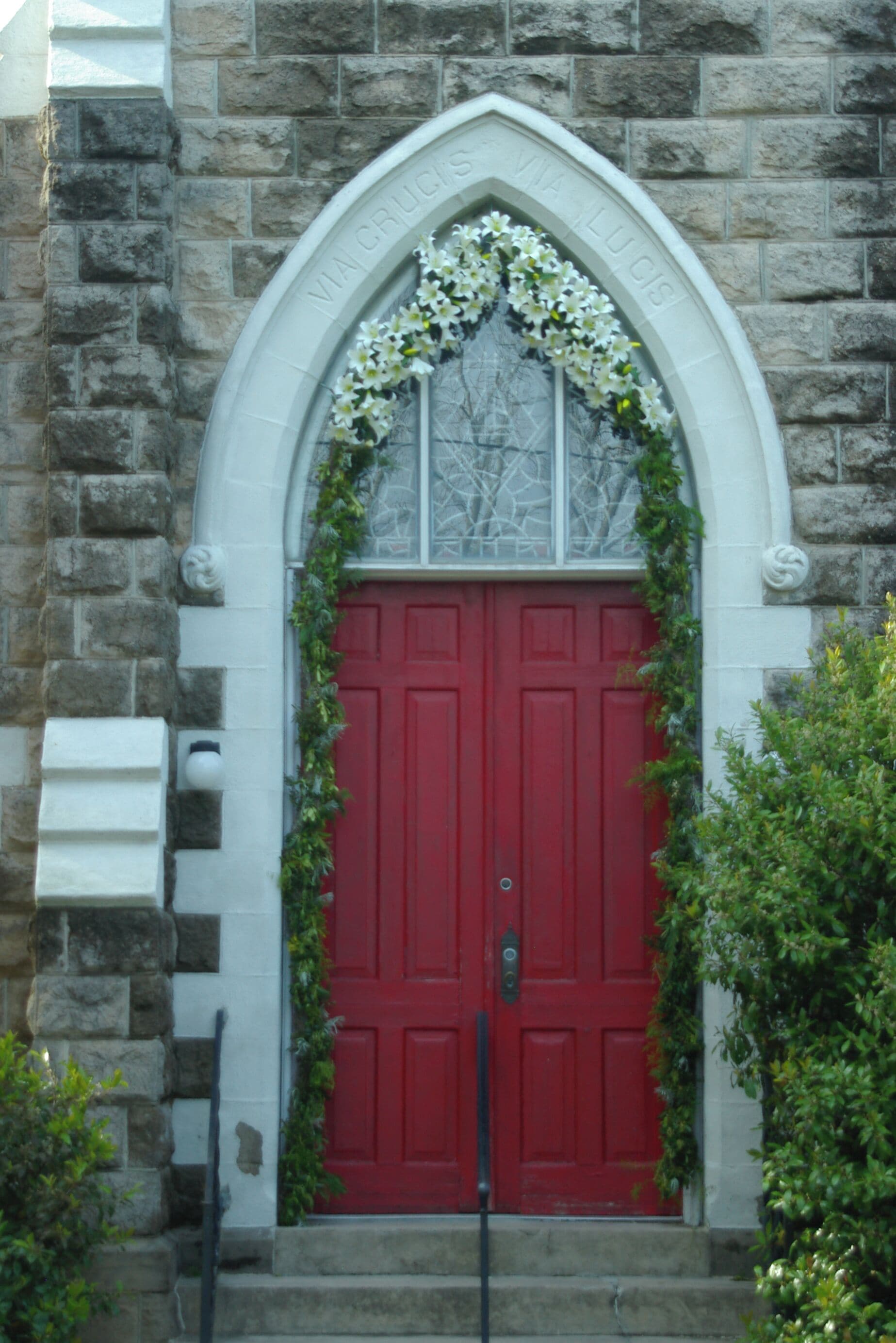 Red church doors mean many things but here in Charleston it w@s a symbol of sanctuary. #OnTheRoad