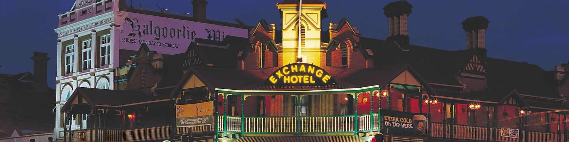 Kalgoorlie - Boulder featuring street scenes, signage and night scenes