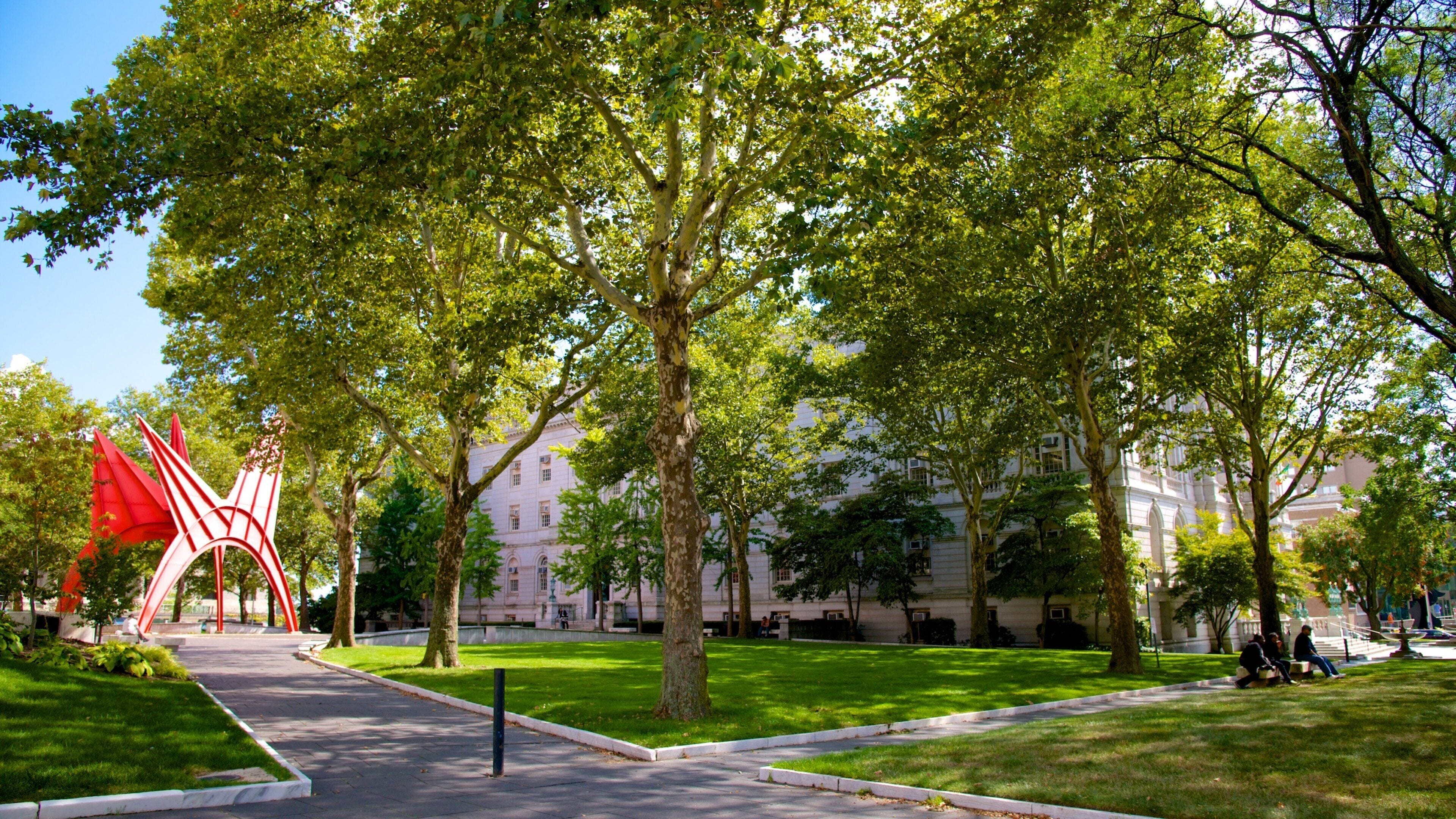 Hartford featuring a garden and outdoor art
