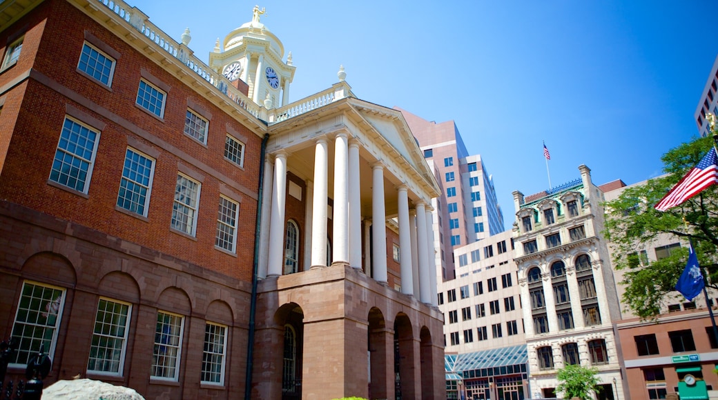 Hartford featuring heritage architecture, a city and an administrative buidling