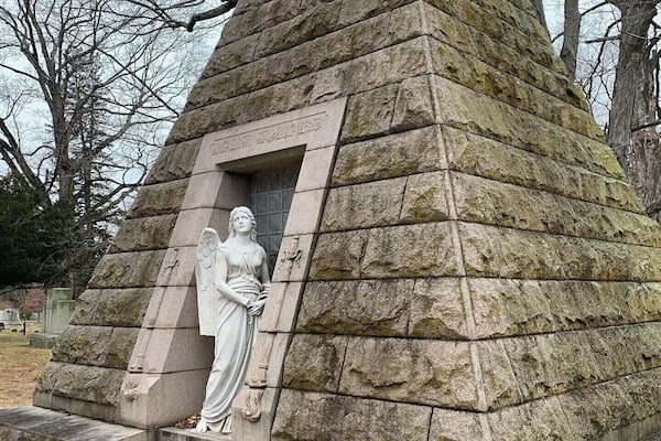 Pyramid memorial to Mark Howard