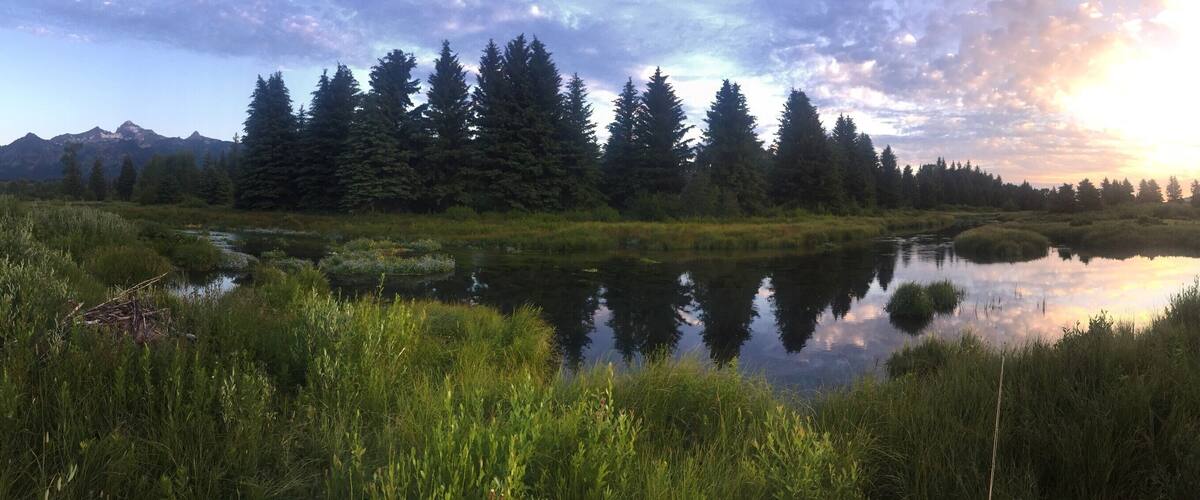 When you visit Jackson Hole, be sure to hit the trails before sunrise, you can find some solitude, stunning scenery, and for the fly fisherman, some of the worlds best trout streams.. #LifeAtExpedia