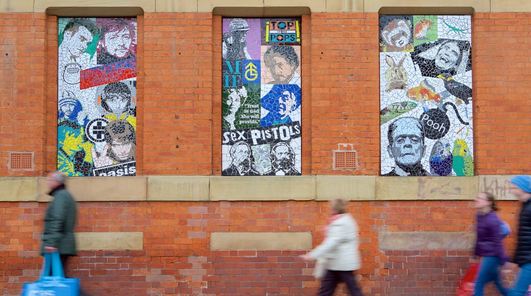 Manchester showing outdoor art