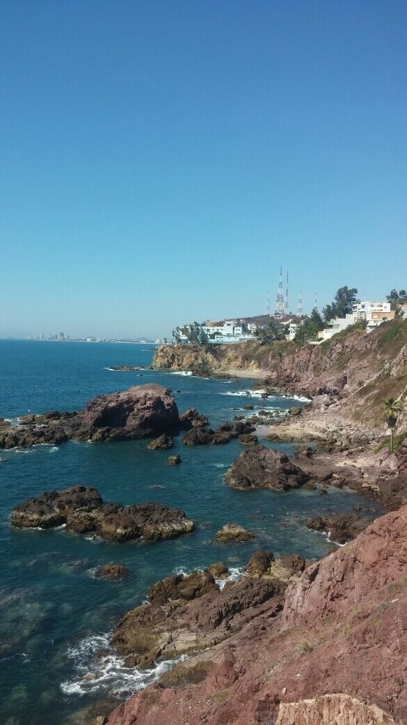 Beautiful coast. But lots of trash.